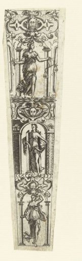 Scabbard with Temperantia, Fortitudo and Justitia