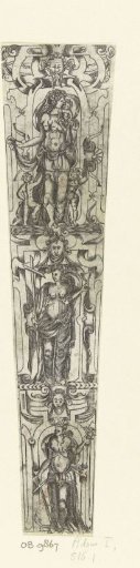 Scabbard with Spes, Fides and Caritas