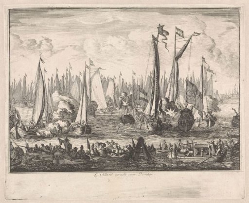 Mirror fight in honor of the visit of the Russian embassy to Amsterdam, August 1697