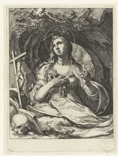 Mary Magdalene in a cave
