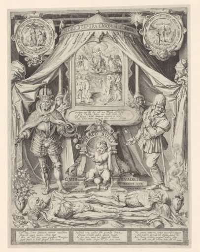 Allegory on death and the transience of life