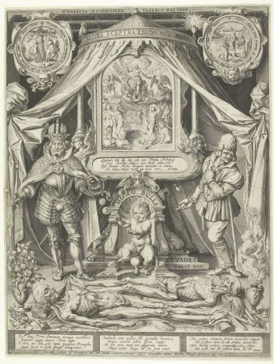 Allegory on death and the transience of life