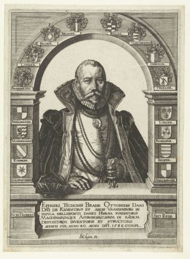 Portrait of Tycho Brahe at the Age of 40 (Without a Cap)