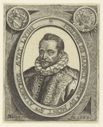 Portrait of Philip of Marnix, Lord of Saint-Aldegonde, at the Age of 59