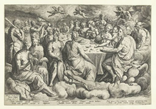 The Banquet of the Gods at the Wedding of Peleus and Thetis