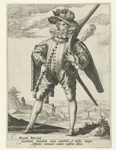 Soldier with harquebus
