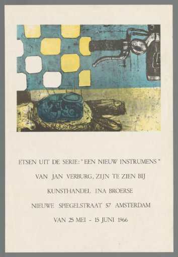 Etchings from the series: "A new instrument" by Jan Verburg