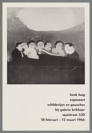 Henk Huig exhibits paintings and gouaches