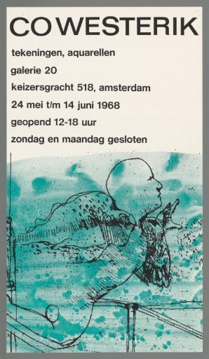Co Westerik, drawings, watercolors