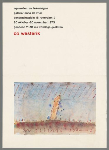 Co Westerik, watercolors and drawings