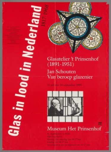 Stained Glass in the Netherlands, 1817-1968. Glass Studio 't Prinsenhof (1891-1951). Jan Schouten, by Profession a Glassblower