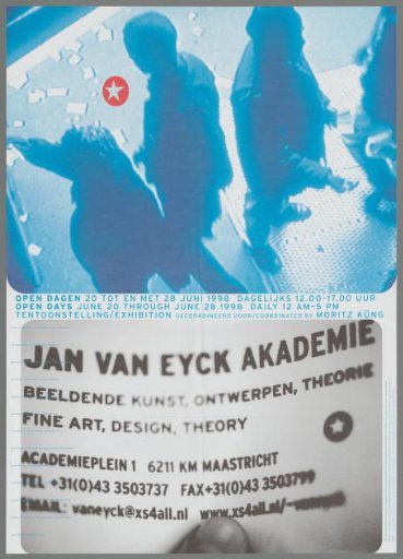 Jan van Eyck Academy. Visual Arts, Designs, Theory