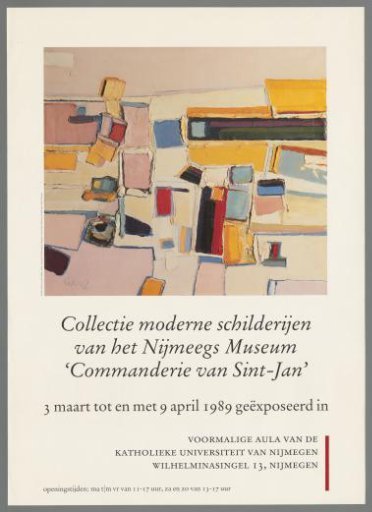 Collection of Modern Paintings from the Nijmegen Museum 'Commanderie van Sint-Jan'