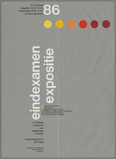 Graduation exhibition '86