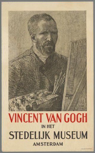 Vincent van Gogh in the Stedelijk Museum Amsterdam