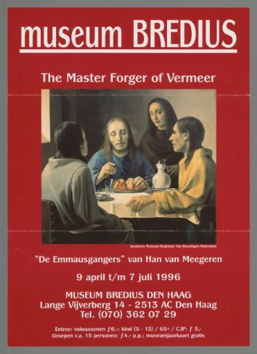The Master Forger of Vermeer. "The Supper at Emmaus" by Han van Meegeren