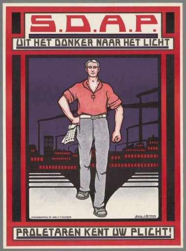 S.D.A.P. From Darkness into Light. Proletarians, Know Your Duty!