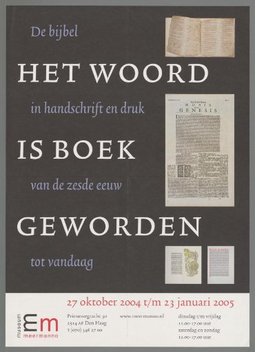 The Word Became Book: The Bible in Manuscript and Print from the Sixth Century to Today