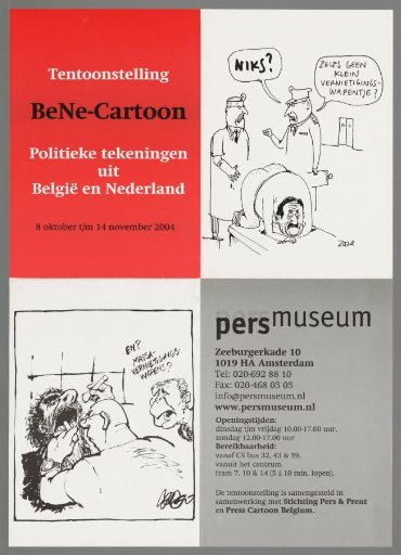 BeNe-Cartoon Exhibition: Political Cartoons from Belgium and the Netherlands