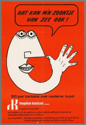 Even my six-year-old son can do that! 100 years of cartoons on modern art