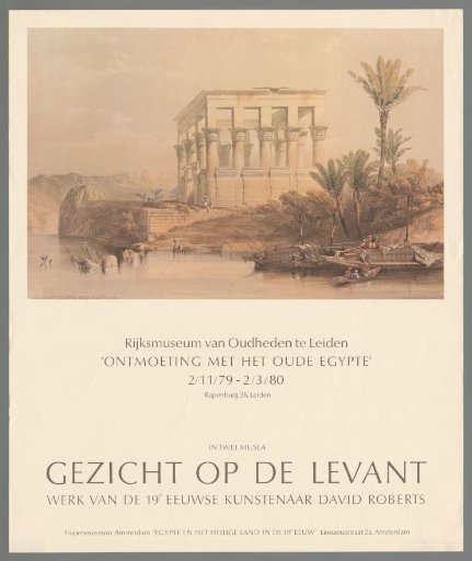 View of the Levant. Work of the 19th-century Artist David Roberts