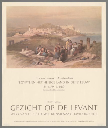 View of the Levant. Work of the 19th-century Artist David Roberts