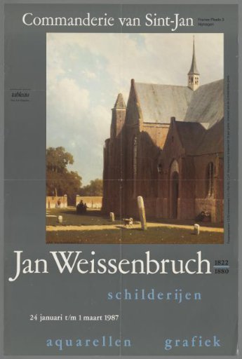 Jan Weissenbruch 1822-1880, paintings, watercolours and prints