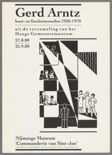 Gerd Arntz, woodcuts and linocuts 1920-1970 from the collection of the Haags Gemeentemuseum