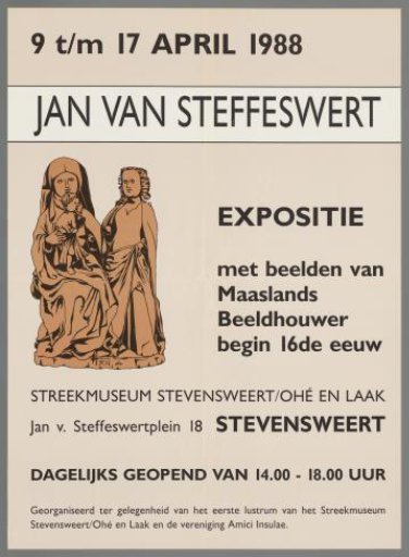 Jan van Steffeswert, sculptures by a Maasland sculptor from the early 16th century