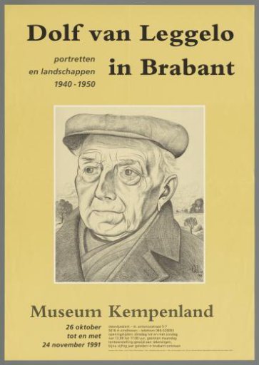 Dolf van Leggelo in Brabant, Portraits and Landscapes 1940-1950