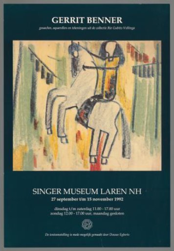 Gerrit Benner, gouaches, watercolors and drawings from the Rie Gubitz-Velinga collection