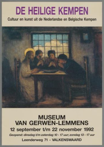 The Holy Kempen, Culture and Art from the Dutch and Belgian Kempen