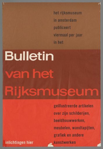 Bulletin of the Rijksmuseum