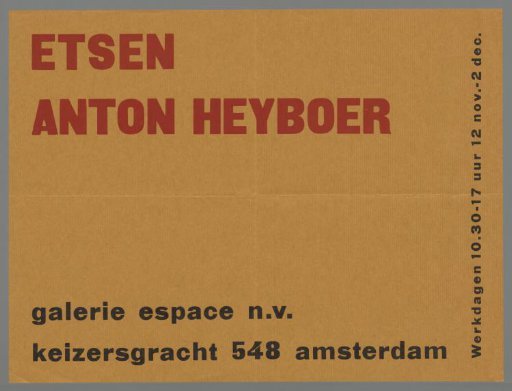 Etchings by Anton Heyboer