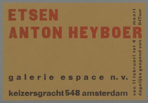 Etchings by Anton Heyboer