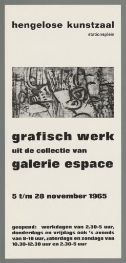 Graphic works from the collection of Galerie Espace