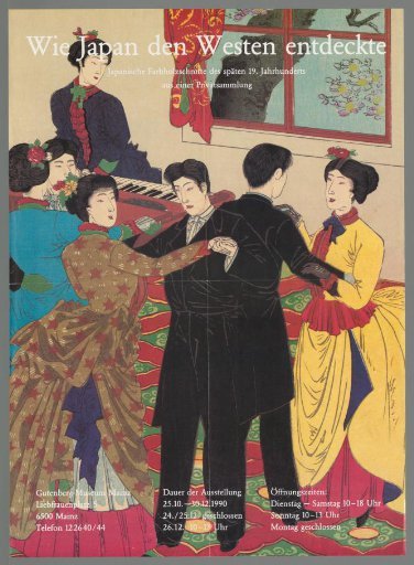 How Japan discovered the West, Japanese color woodcuts of the late 19th century from a private collection