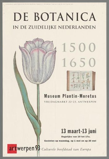 Botany in the Southern Netherlands 1500-1650