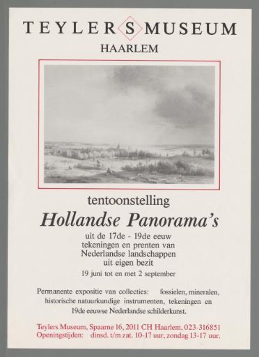 Dutch panoramas from the 17th-19th centuries. Drawings and prints of Dutch landscapes from the owner's collection