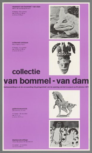 Collection Van Bommel-Van Dam, exhibition from the collection on the occasion of the museum opening on October 16, 1971