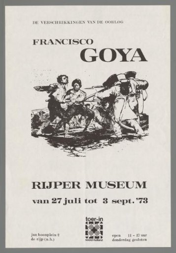 The Horrors of War: Francisco Goya