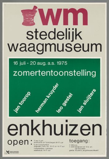 Summer exhibition, Jan Toorop, Herman Kruyder, Leo Gestel, Jan Sluijters
