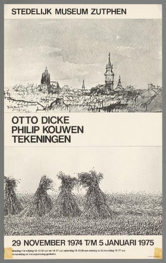 Otto Dicke, Philip Kouwen: drawings