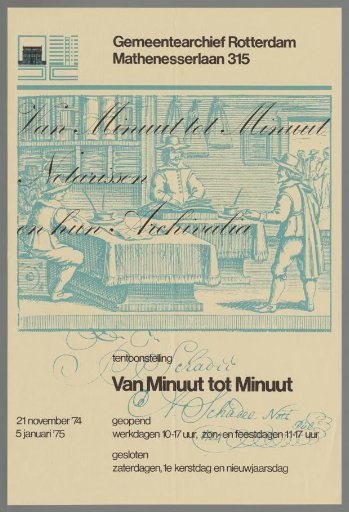 From minute to minute. Notaries and their archival materials