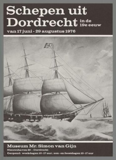 Ships from Dordrecht in the 19th Century
