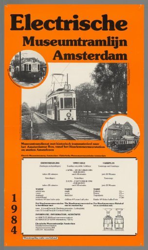 Electric Museum Tram Line Amsterdam 1984