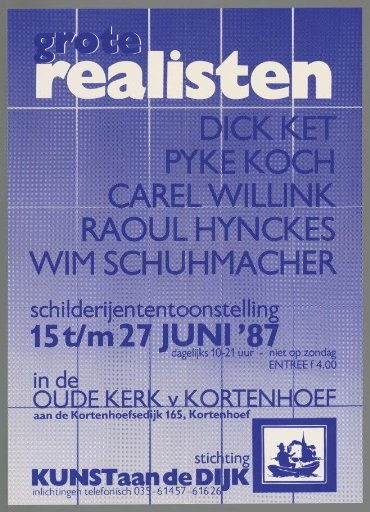 Great Realists: Dick Ket, Pyke Koch, Carel Willink, Raoul Hynckes, Wim Schuhmacher
