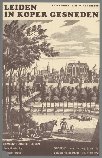 Leiden in Copper Engraving