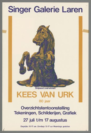 Kees van Urk 80 Years. Overview Exhibition with Drawings, Paintings and Graphics