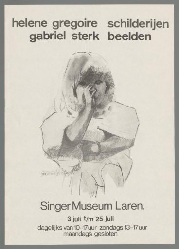 Helene Gregoire, Paintings. Gabriel Sterk, Sculptures